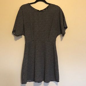 Black and white dress